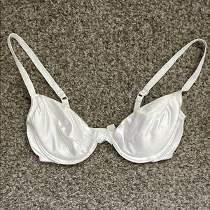 Victorias Secret vintage  White Satin Bra